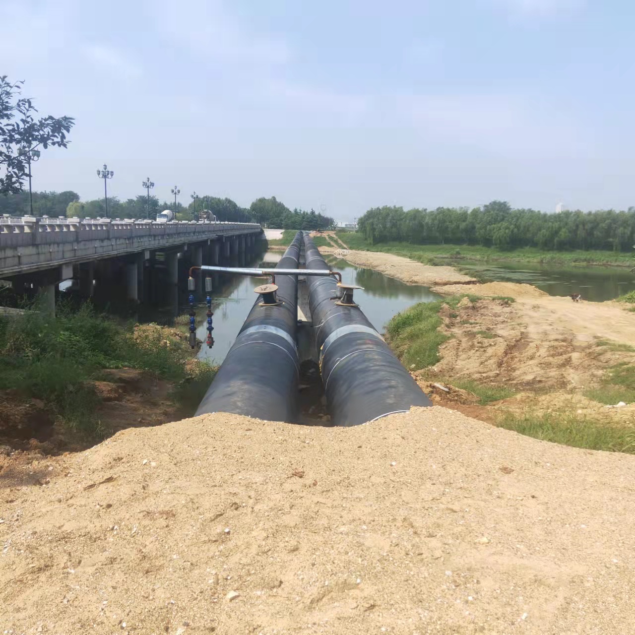 太湖输油管道清洗